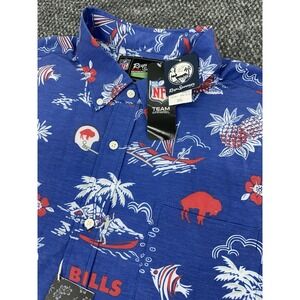 Buffalo Bills Reyn Spooner Men's XXL (2XL) Throwback Performance Hawaiian Shirt